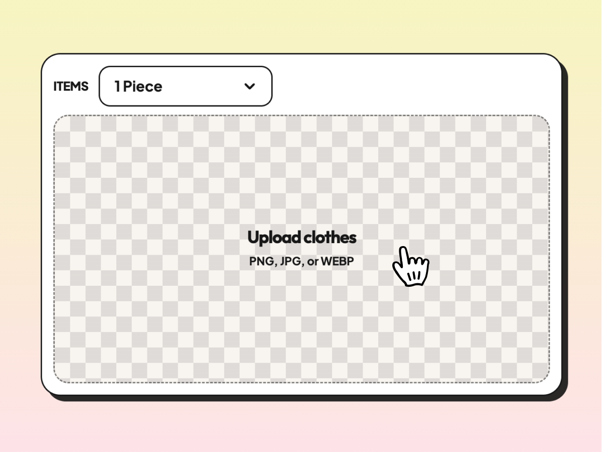 garment photo for AI clothes swapper step 1